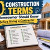 Construction Terms