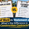 Scope of Work vs Statement of Work