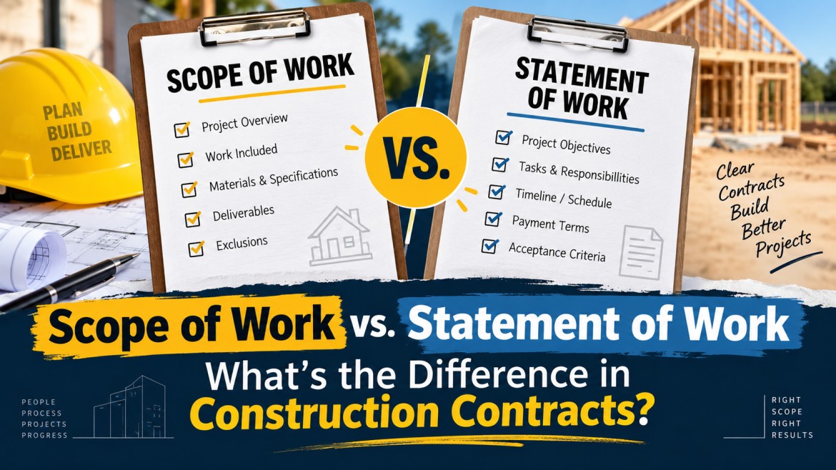 Scope of Work vs Statement of Work